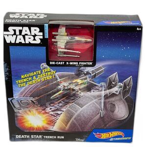 Hot Wheels Star Wars Death Trench Run Playset X-Wing Fighter Five #41258 SEALED